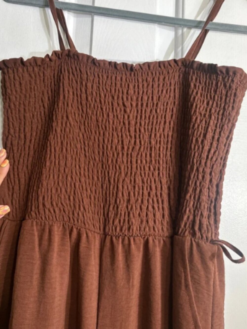 Brown romper